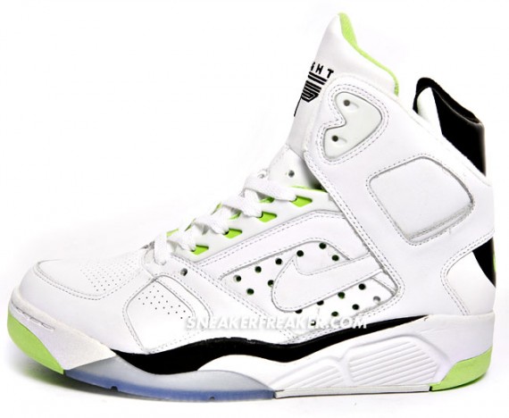 Nike Air Flight Lite - White - Lime (Citron)