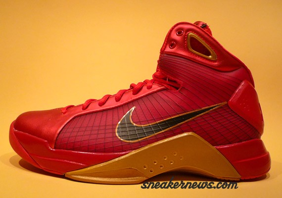 Nike Hyperdunk Sport Red - Metallic Gold - China Colorway Update