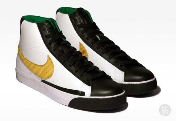 Nike Blazer - Tiger Woods - White-Black-Yellow