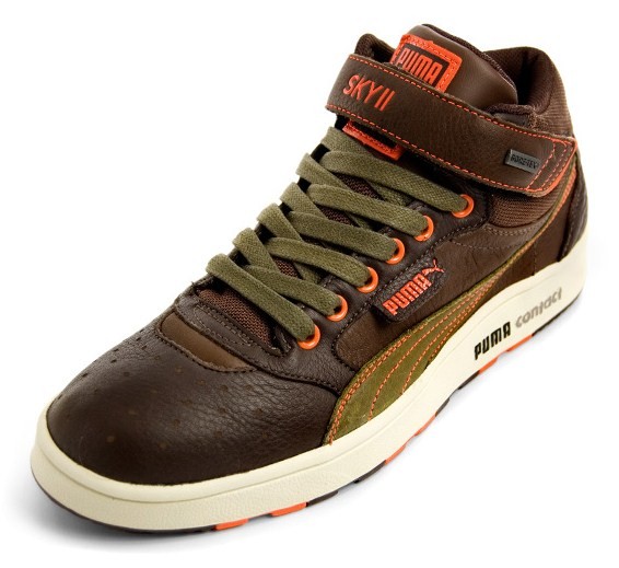 Puma Sky II - Demi Gore-Tex - Brown-Olive-Orange