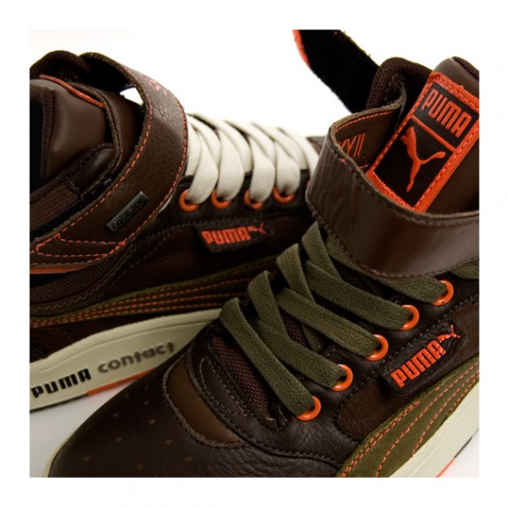 Puma Sky II - Demi Gore-Tex - Brown-Olive-Orange