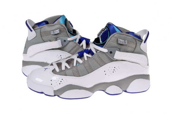 Air Jordan Six Rings - Medium Grey/ Vivid Blue-White-Concord