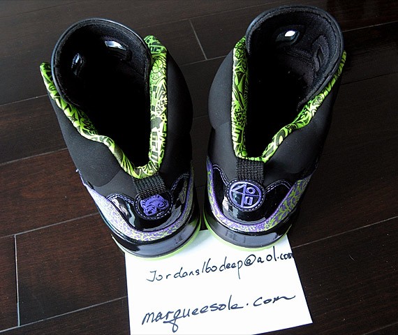 Air Jordan Spizike - Black - Cactus - Violet - Euro Exclusive