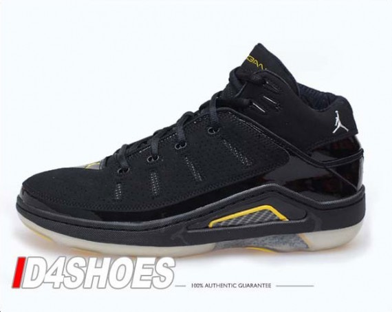 Air Jordan Esterno - Black - Metallic Silver - Varsity Maize