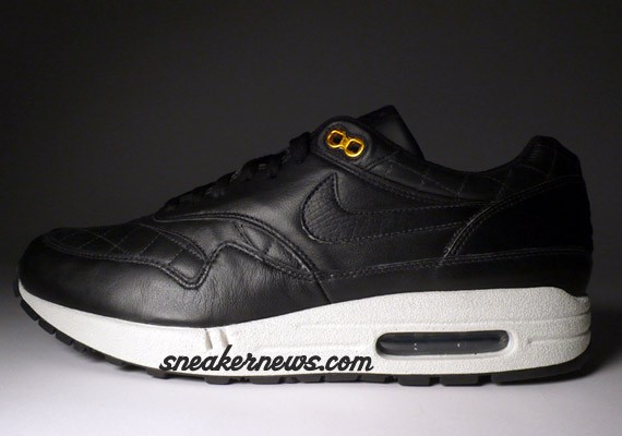 Nike Air Max 1 Premium - Quilted Leather - Black