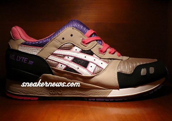 Asics Gel Lyte III - Tan - Pink - Purple