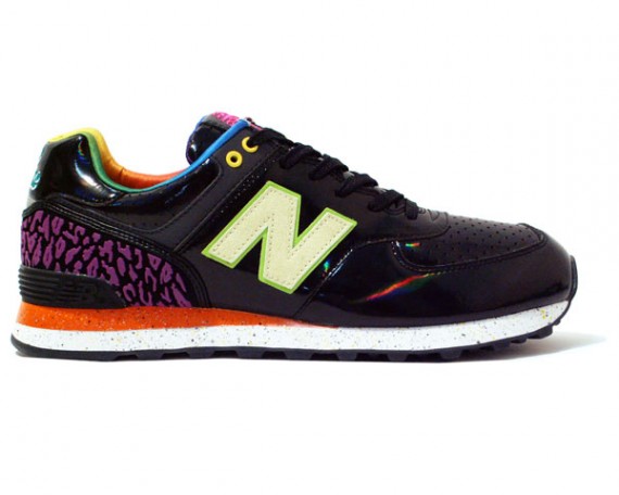 New Balance x Atmos M576 - Hologram - Black - Lime - Purple