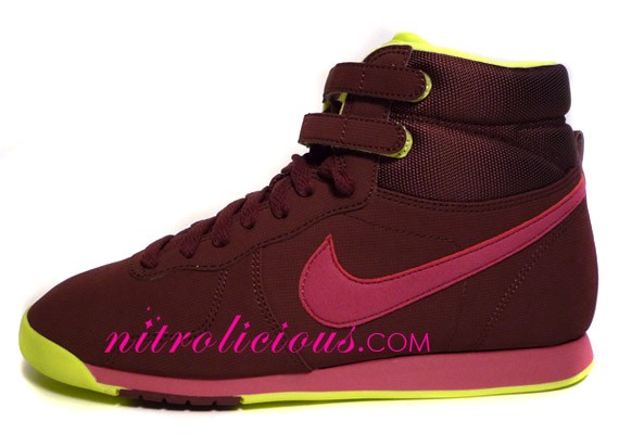 Nike WMNS Aerofit High - Brown Stone - Volt