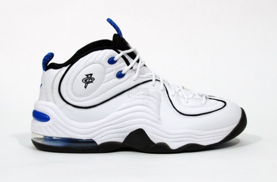 Nike Air Penny II Retro - White-Varsity Blue-Black + Black-Varsity Blue-White