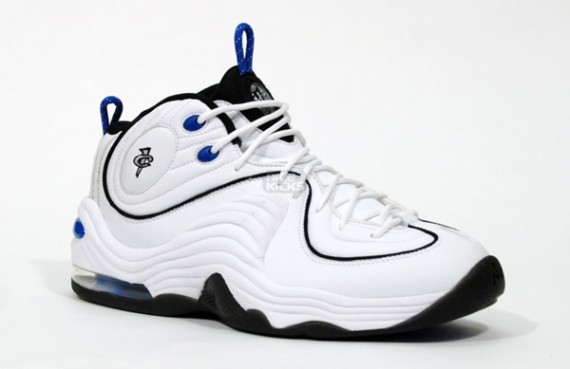 Nike Air Penny II Retro - White-Varsity Blue-Black + Black-Varsity Blue-White