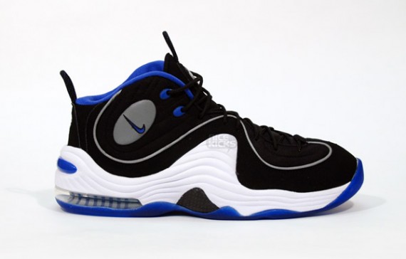 Nike Air Penny II Retro - White-Varsity Blue-Black + Black-Varsity Blue-White