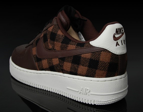 Nike Air Force 1 Low Premium - Boulder - Light Bone - Black