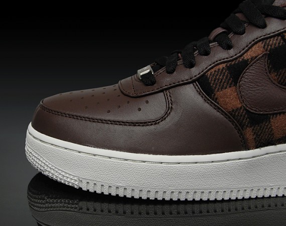 Nike Air Force 1 Low Premium - Boulder - Light Bone - Black