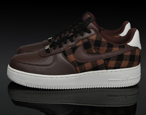 Nike Air Force 1 Low Premium - Boulder - Light Bone - Black