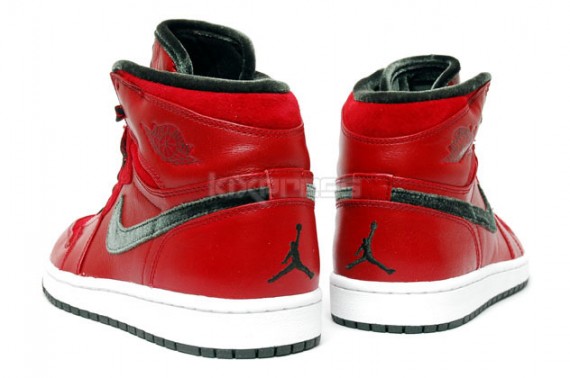 Air Jordan 1 High Premier - Varsity Red - Dark Army