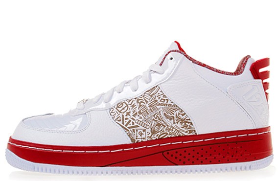 Air Jordan Force XX (AJF 20) Low- White - Red