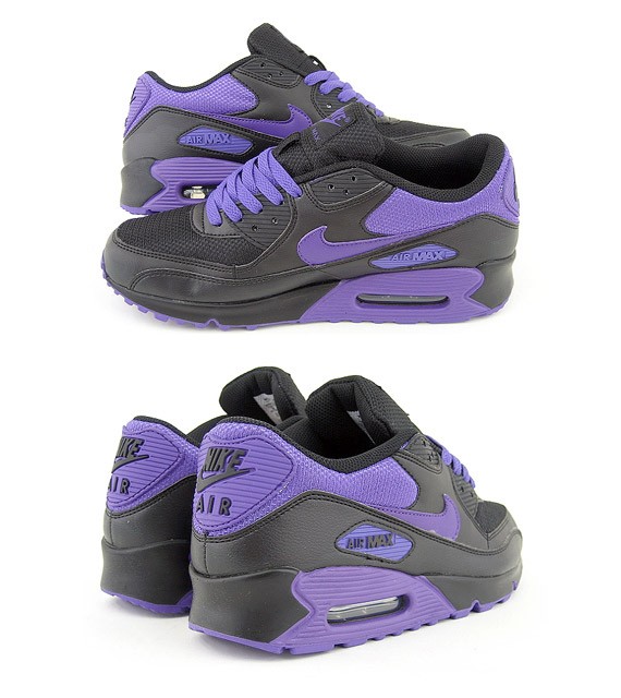 Nike WMNS Air Max 90 - Black - Varsity Purple