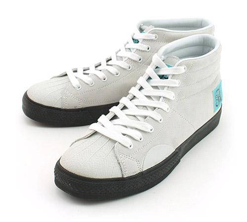 Alife Shell Toe - Black + Aqua Blue + Grey