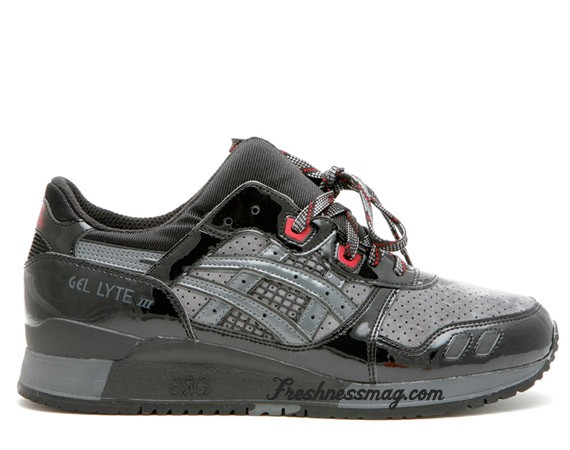 Asics Gel Lyte III x David Z - Black Patent