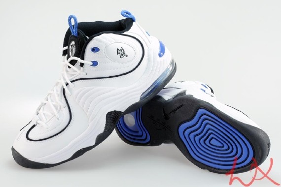 Nike Air Penny Ii White Royal Black 3