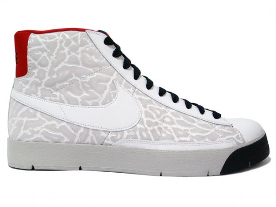 Nike Super Blazer High Premium – White -Red – Black