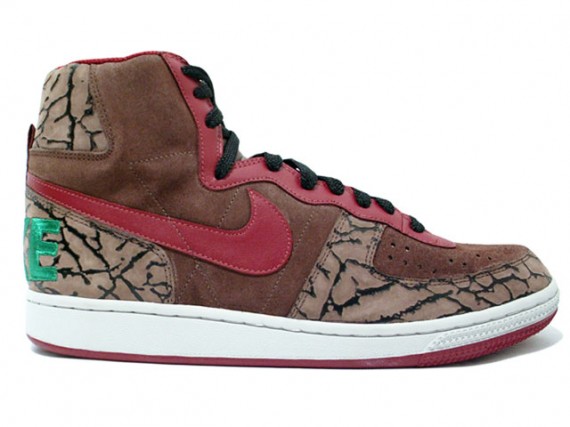 Nike Terminator High Premium - Brown - Red - Green