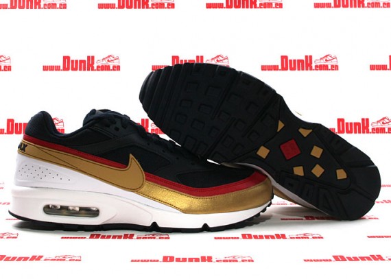 Nike Air Classic BW - Dark Obsidian/Metallic Gold - White