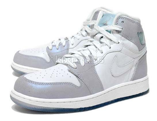 Air Jordan 1 High GS - Metallic Silver - Pale Blue