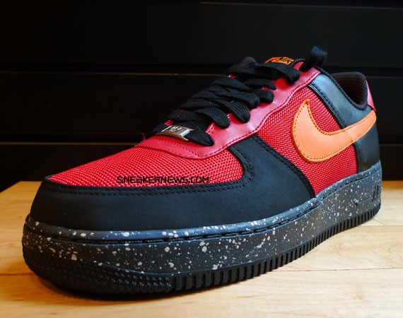 Nike Air Force 1 Premium - Varsity Red - Mandarin - Black