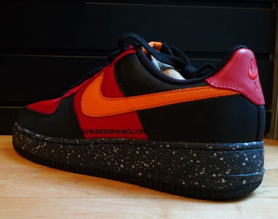 Nike Air Force 1 Premium - Varsity Red - Mandarin - Black