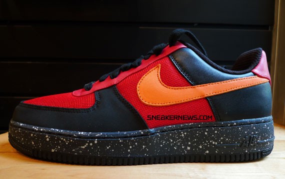 Nike Air Force 1 Premium Wildedge - Varsity Red - Mandarin - Black