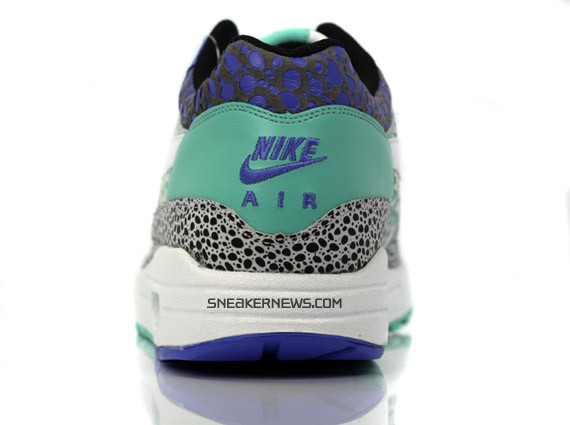 Nike Air Max 1 Premium - White - Mint - Safari Print