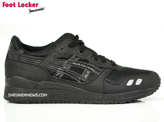 Asics Gel Lyte III – Foot Locker Exclusive – Black on Black