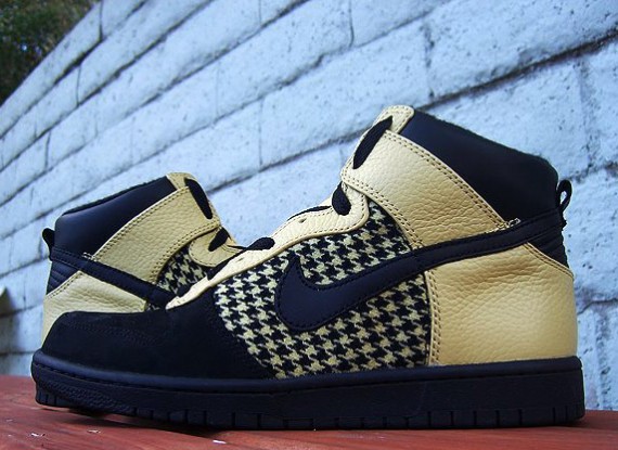 Nike Dunk High Premium - Black - Gold Dust