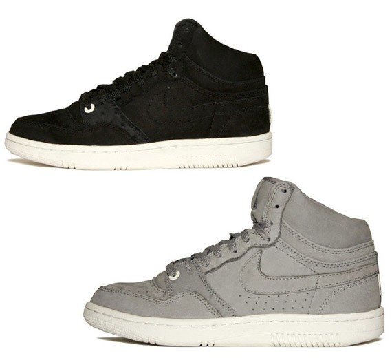 Nike Court Force High LUX – Black & Light Charcoal