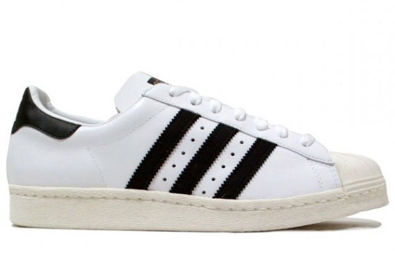 adidas Originals Superstar 80s - White - Black - Made in France