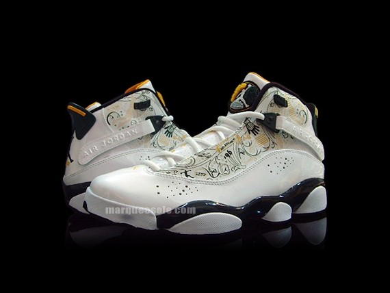 Air Jordan Six Rings - White - Green - Yellow - Seattle Supersonics