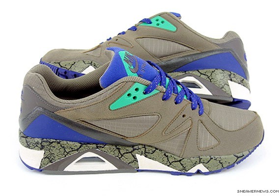 Nike Air Structure Triax 91 - Cracked Earth - Olive - Hyper Verde