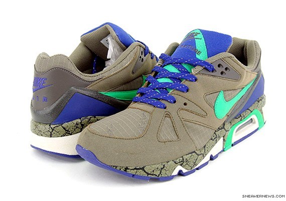 Nike Air Structure Triax 91 - Cracked Earth - Olive - Hyper Verde