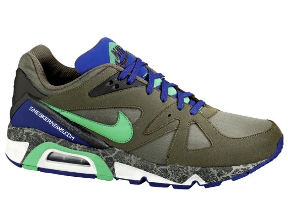 Nike Air Structure Triax 91 – Cracked Earth – Olive – Hyper Verde