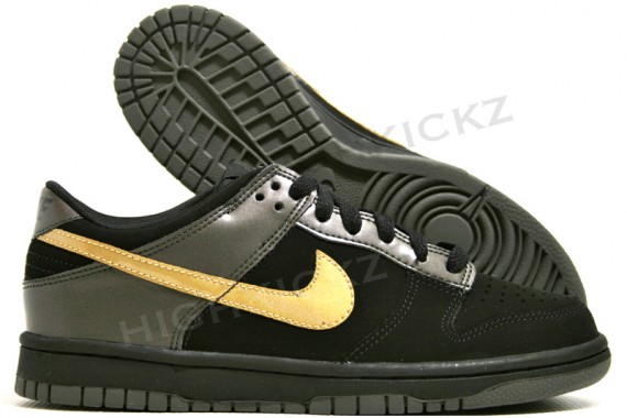 Nike Dunk Low GS – Black Gold