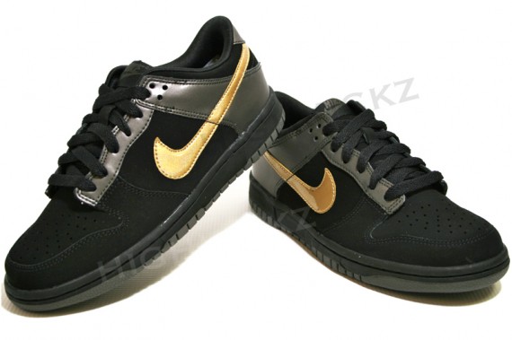 Nike Dunk Low GS - Black Gold