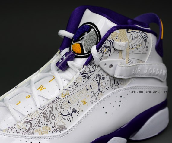 Air Jordan 6 Rings - Championship Pack - LA Lakers