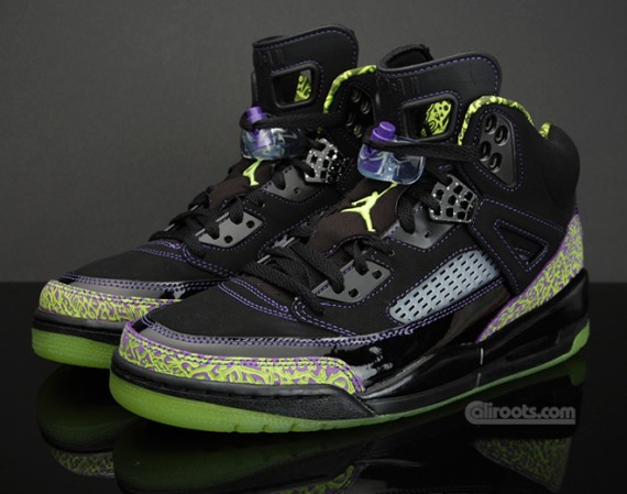 Air Jordan Spizike - Black - Citron