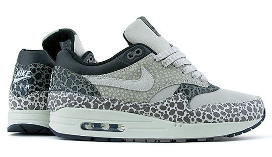 Nike Air Max 1 Premium SP – Gray – White – Safari Print