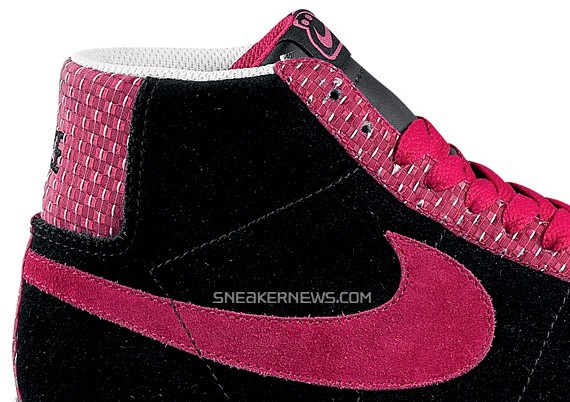 Nike WMNS Blazer Mid - Black - Magenta