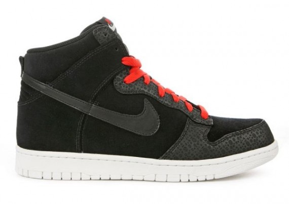 Nike Dunk High Premium - Black - Orage - Safari Print