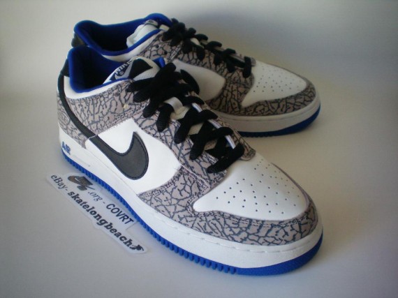 Nike SB Dunk x Air Force 1 – White Supreme – on eBay!