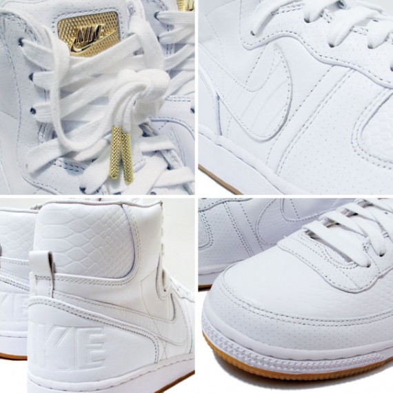 Nike Terminator High Lux- White - Gold