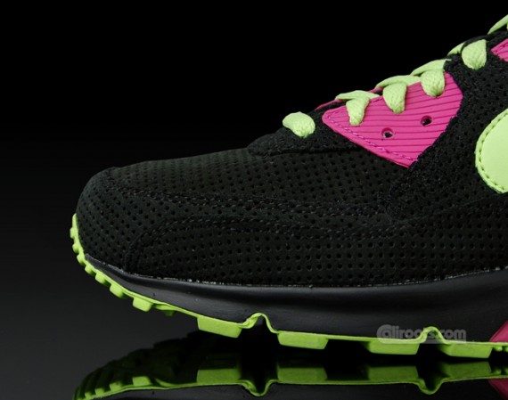 Nike Air Max 90 Premium - Neon Pink Green